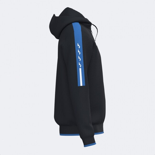 OLIMPIADA ZIP-UP HOODIE BLACK ROYAL BLACK-ROYAL
