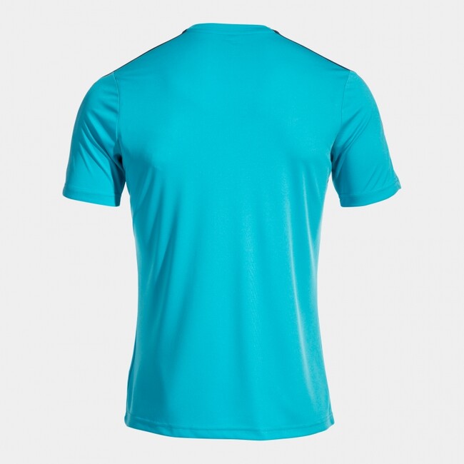 ECO ESSENTIAL SHORT SLEEVE T-SHIRT FLUOR TURQUOISE-NAVY FLUOR TURQUOISE
