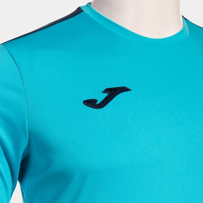 ECO ESSENTIAL SHORT SLEEVE T-SHIRT FLUOR TURQUOISE-NAVY FLUOR TURQUOISE