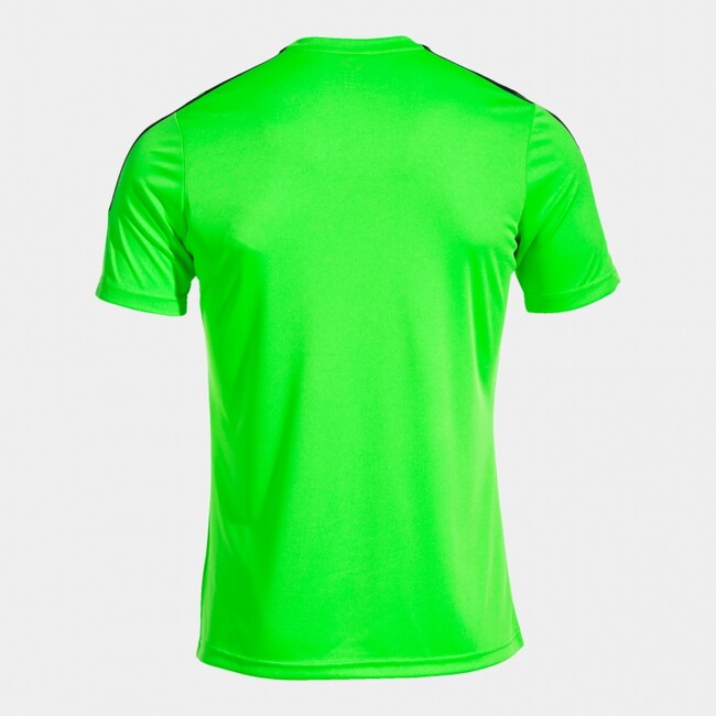 ECO ESSENTIAL SHORT SLEEVE T-SHIRT FLUOR GREEN BLACK VERDE FLÚOR-NEGRO