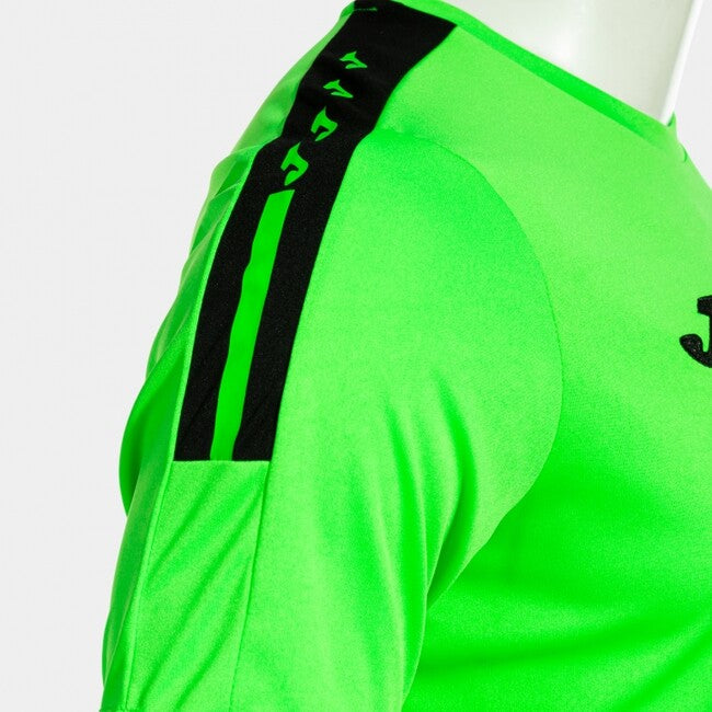 ECO ESSENTIAL SHORT SLEEVE T-SHIRT FLUOR GREEN BLACK VERDE FLÚOR-NEGRO