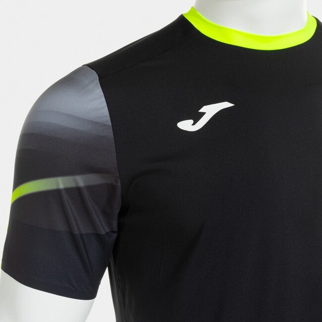 ELITE XI SHORT SLEEVE T-SHIRT BLACK FLUOR YELLOW NEGRO-AMARILLO FLUOR
