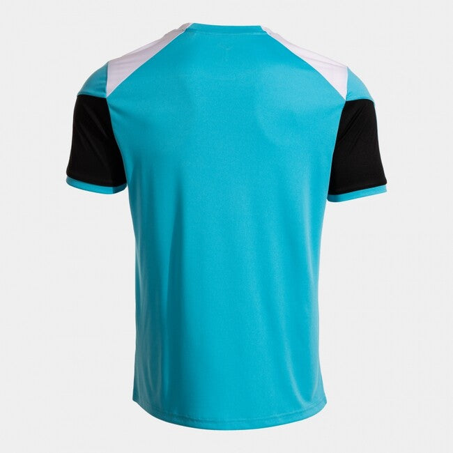 DANUBIO SHORT SLEEVE T-SHIRT TURQUOISE BLACK TURQUOISE