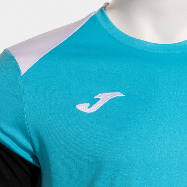 DANUBIO SHORT SLEEVE T-SHIRT TURQUOISE BLACK TURQUOISE