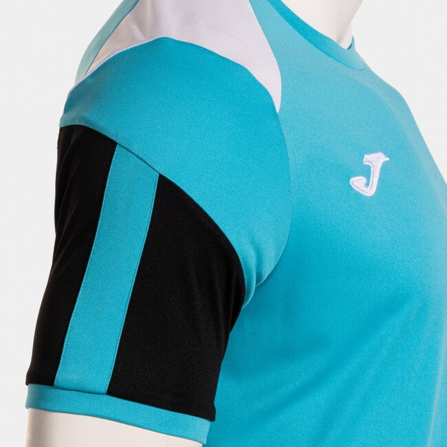 DANUBIO SHORT SLEEVE T-SHIRT TURQUOISE BLACK TURQUOISE