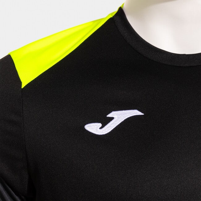 DANUBIO SHORT SLEEVE T-SHIRT BLACK FLUOR YELLOW NEGRO-AMARILLO FLUOR