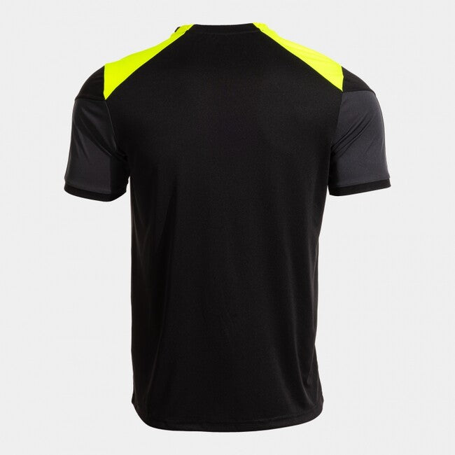 DANUBIO SHORT SLEEVE T-SHIRT BLACK FLUOR YELLOW NEGRO-AMARILLO FLUOR