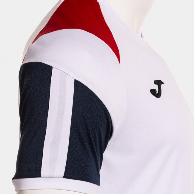 DANUBIO SHORT SLEEVE T-SHIRT WHITE RED WHITE-RED