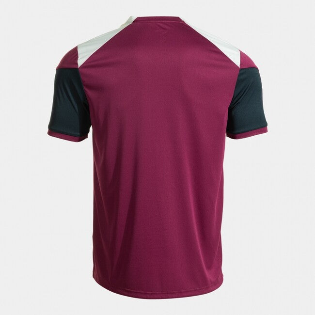 DANUBIO SHORT SLEEVE T-SHIRT BURGUNDY NAVY BLUE WINE