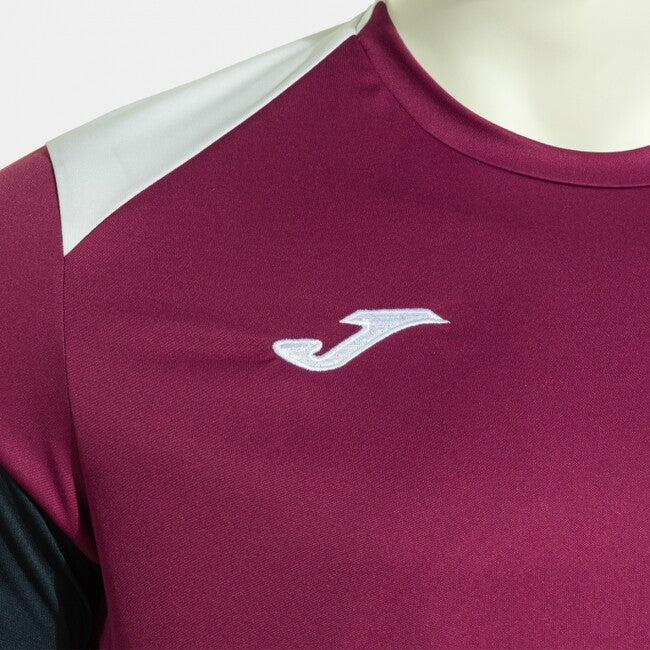 DANUBIO SHORT SLEEVE T-SHIRT BURGUNDY NAVY BLUE WINE