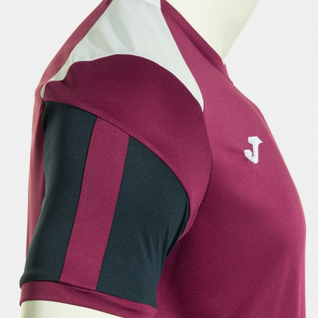 DANUBIO SHORT SLEEVE T-SHIRT BURGUNDY NAVY BLUE WINE