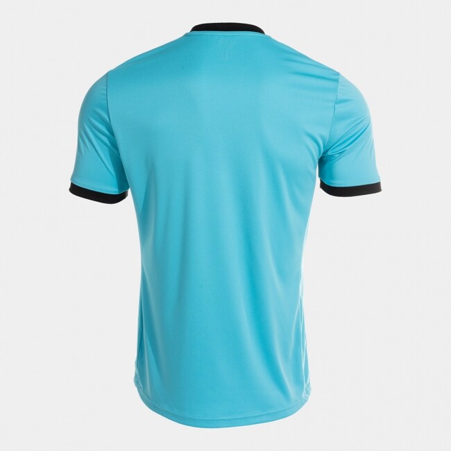 REFEREE SHORT SLEEVE T-SHIRT FLUOR TURQUOISE BLACK TURQUESA FLÚOR-NEGRO