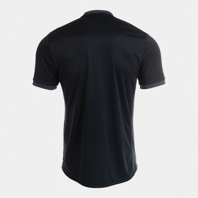 REFEREE SHORT SLEEVE T-SHIRT BLACK DARK GRAY BLACK-ANTHRACITE