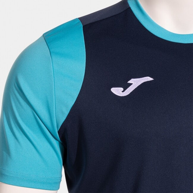 FINAL BASKET II SHORT SLEEVE T-SHIRT NAVY BLUE FLUOR TURQUOI DARK NAVY TURQUESA