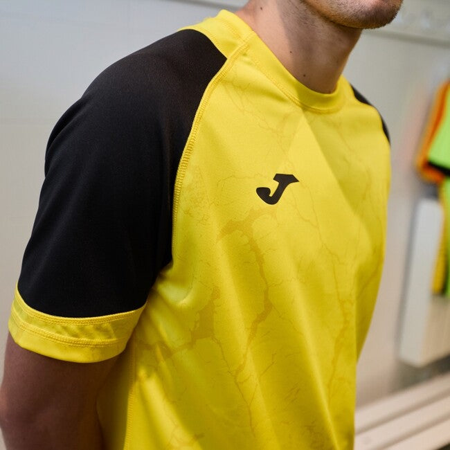 PERFORMANCE HANDBALL SHORT SLEEVE T-SHIRT YELLOW BLACK YELLOW-BLACK