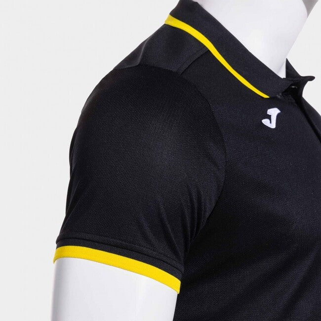 COMBI PREMIUM SHORT SLEEVE POLO BLACK YELLOW BLACK-YELLOW