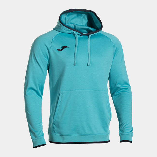 COMBI PREMIUM HOODIE FLUOR TURQUOISE DARK NAVY FLUOR TURQUOISE