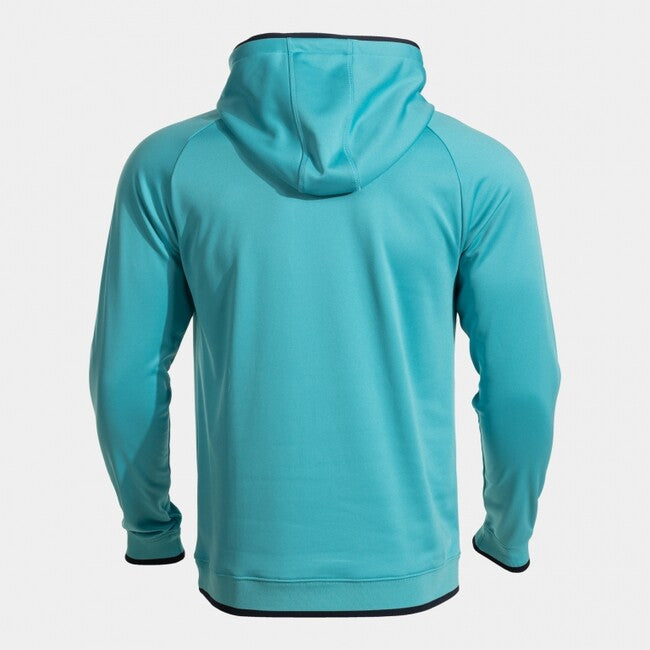 COMBI PREMIUM HOODIE FLUOR TURQUOISE DARK NAVY FLUOR TURQUOISE
