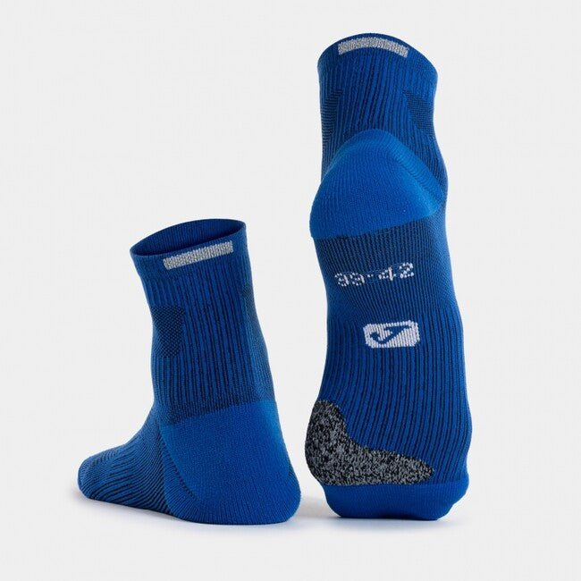 RUNNING NIGHT SOCKS BLACK BLUE CORAL BLACK