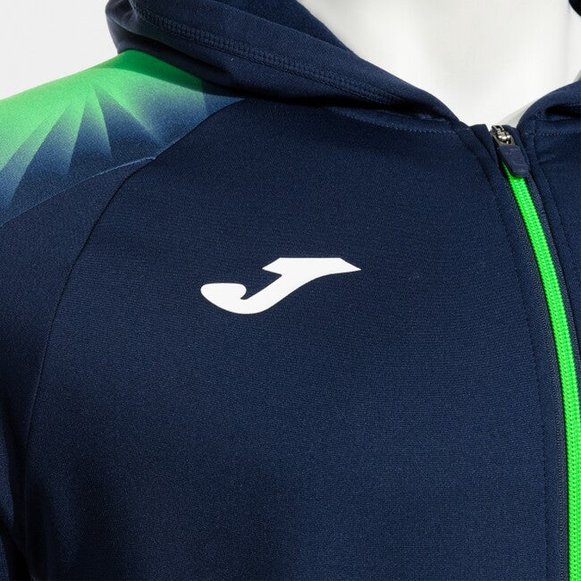 ELITE XI ZIP-UP HOODIE NAVY FLUOR GREEN NAVY-FLUOR GREEN