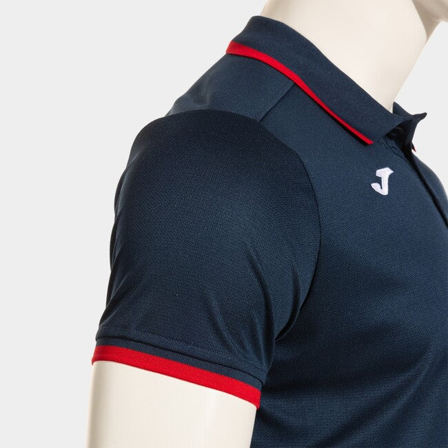 COMBI PREMIUM SHORT SLEEVE POLO NAVY BLUE RED NAVY-RED