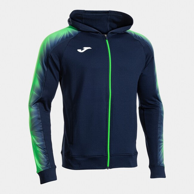 ELITE XI ZIP-UP HOODIE NAVY FLUOR GREEN NAVY-FLUOR GREEN