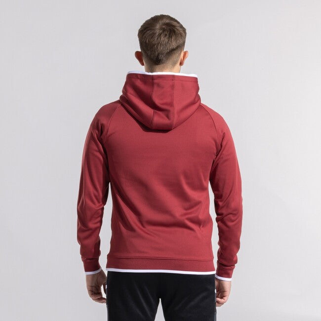 COMBI PREMIUM HOODIE BURGUNDY WHITE BURGUNDY