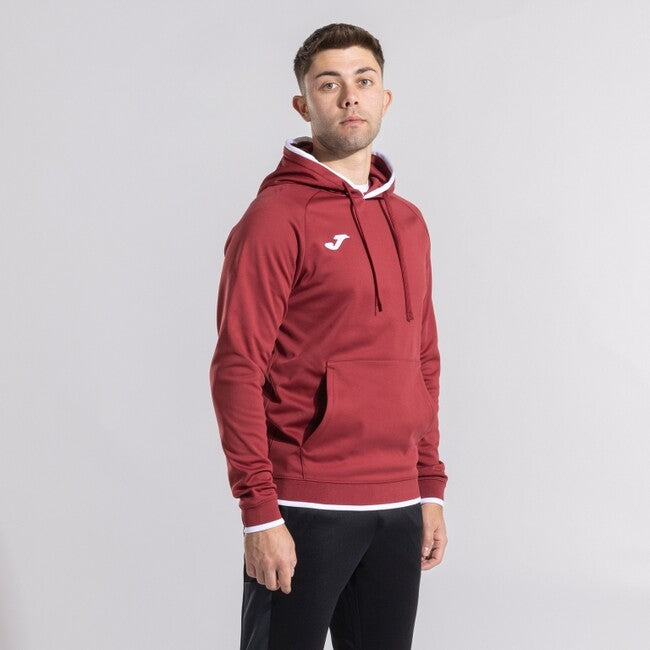 COMBI PREMIUM HOODIE BURGUNDY WHITE BURGUNDY