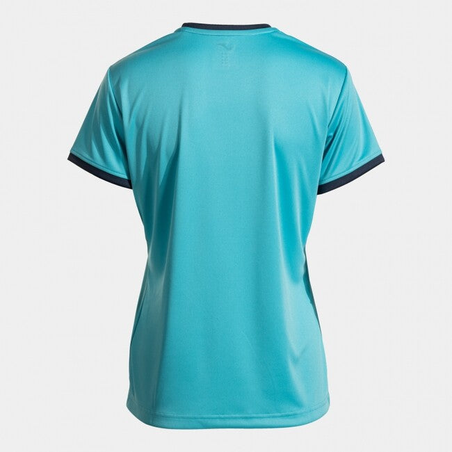 COMBI PREMIUM SHORT SLEEVE T-SHIRT FLUOR TURQUOISE NAVY BLUE FLUOR TURQUOISE