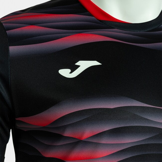 PERFORMANCE SHORT SLEEVE T-SHIRT BLACK RED BLACK-RED