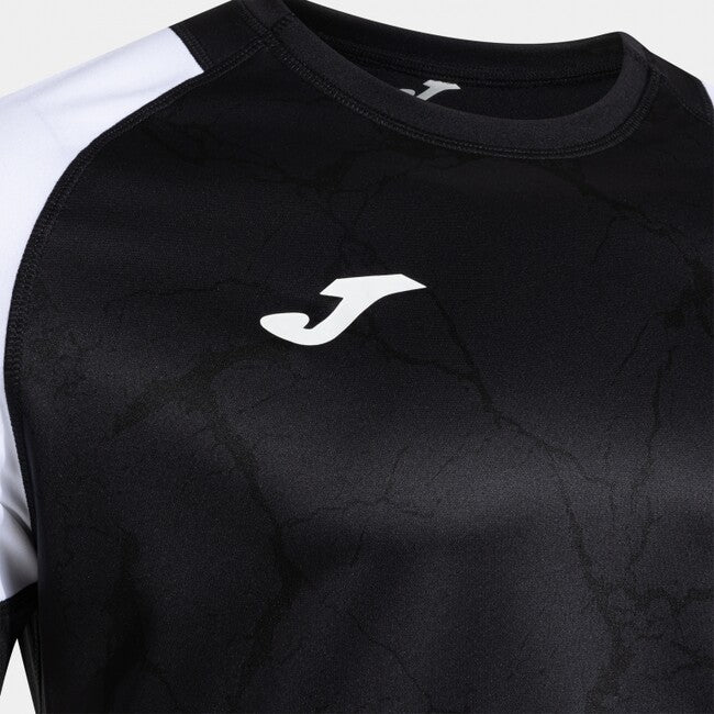 PERFORMANCE HANDBALL SHORT SLEEVE T-SHIRT BLACK WHITE BLACK-WHITE