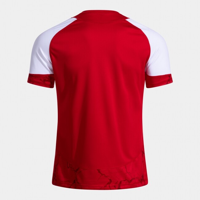 PERFORMANCE HANDBALL SHORT SLEEVE T-SHIRT RED WHITE RED-WHITE