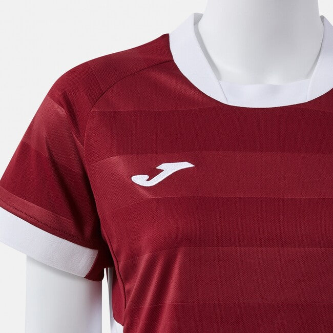 TOLETUM VII SHORT SLEEVE T-SHIRT BURGUNDY WHITE BURGUNDY