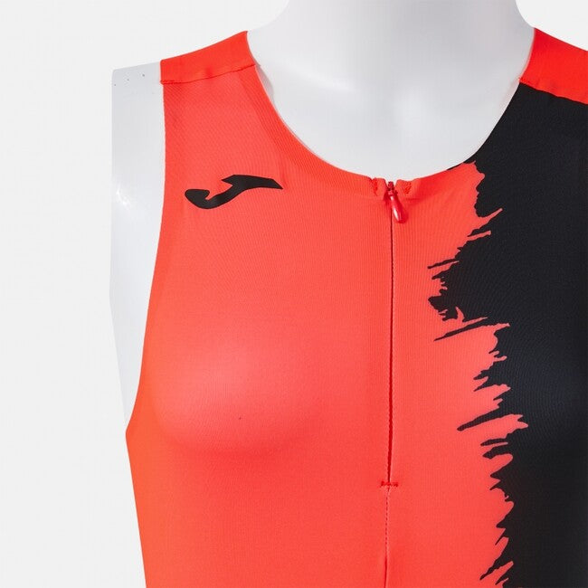CITY III BODYSUIT FLUOR CORAL BLACK CORAL FLÚOR-NEGRO