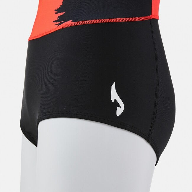 CITY III BODYSUIT FLUOR CORAL BLACK CORAL FLÚOR-NEGRO