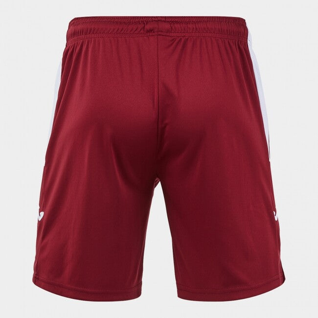GAME SHORT BURGUNDY WHITE BURGUNDY