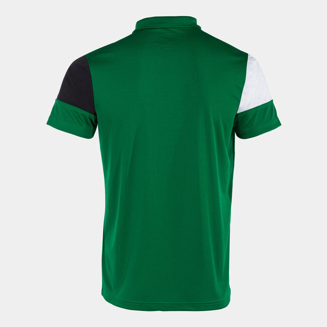 CREW V SHORT SLEEVE POLO GREEN BLACK WHITE GREEN