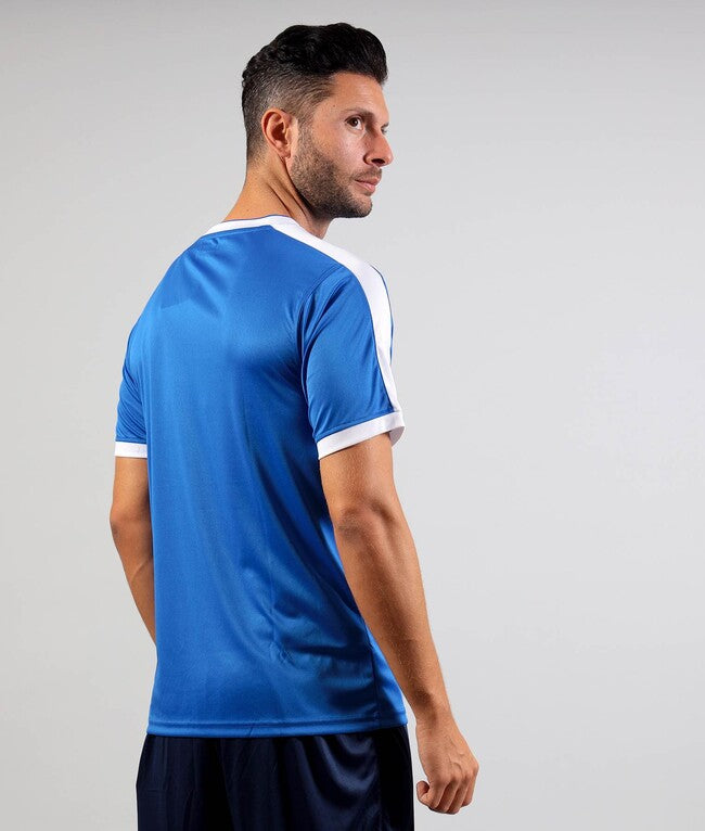 SHIRT REVOLUTION INTERLOCK AZZURRO/BIANCO