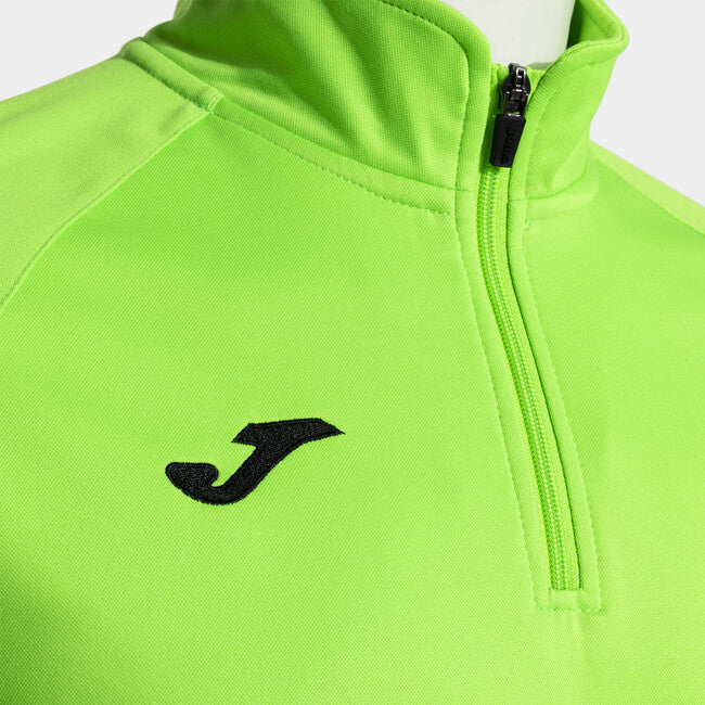 FARAON SWEATSHIRT FLUORESCENT GREEN HALF ZIP FLUOR GREEN