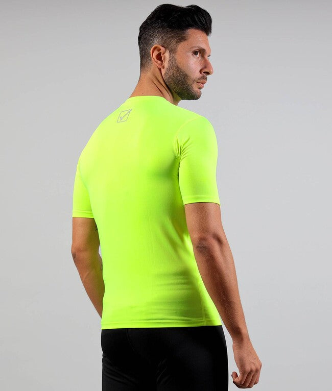 CORPUS 2 MAGLIA INTIMA  ELASTICA M/C GIALLO FLUO