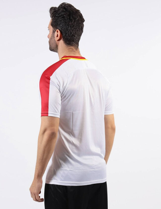 SHIRT RADIO INTERLOCK ROSSO/GIALLO