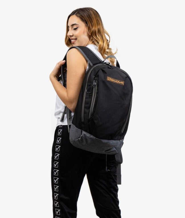 ZAINO POCKET NERO/GRIGIO SCURO