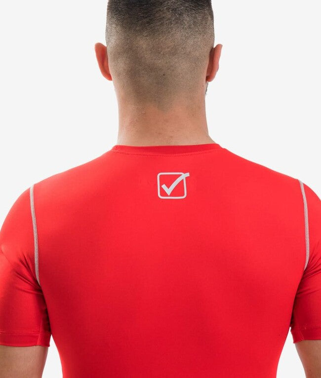 CORPUS 2 MAGLIA INTIMA  ELASTICA M/C ROSSO