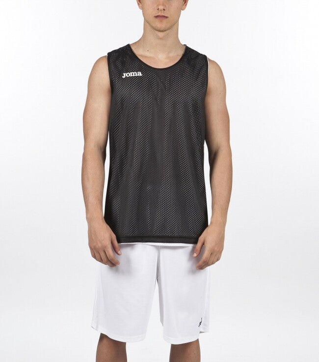 REVERSIBLET-SHIRT ARO WHITE-BLACK SLEEVELESS BLACK