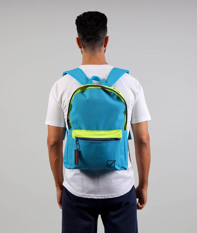 ZAINO UNIVERSITY TURCHESE/GIALLO FLUO