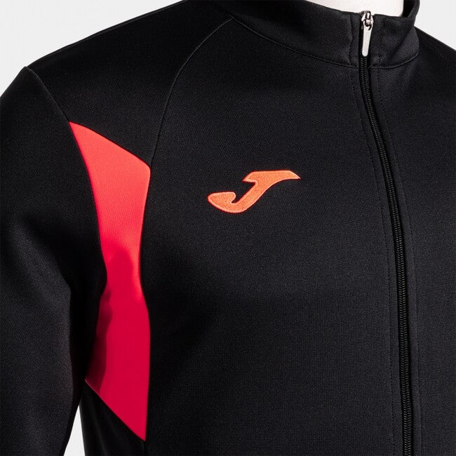 WINNER III FULL ZIP SWEATSHIRT BLACK FLUOR CORAL BLACK