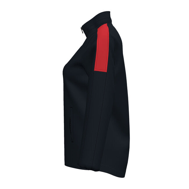 RAINJACKET TRIVOR BLACK-RED