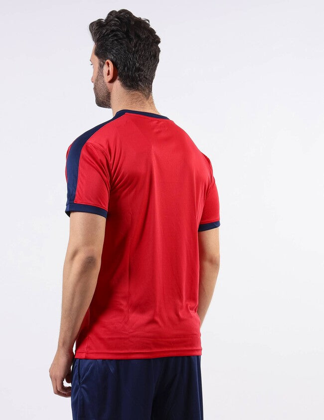 SHIRT REVOLUTION INTERLOCK ROSSO/BLU