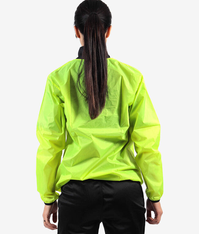 RAIN JACKET COLLO COSTINA GIALLO FLUO