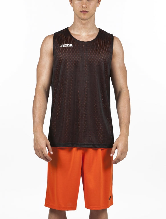 REVERSIBLET-SHIRT ARO ORANGE-BLACK SLEEVELESS ORANGE
